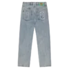 Applikerede Running Dog-denimbukser med dobbelt skål Applikerede Running Dog-denimbukser med dobbelt skål