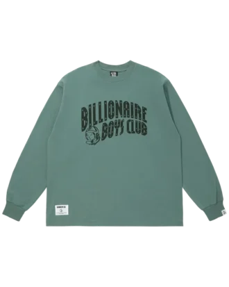 Bomulds-T-shirt med lange ærmer og Arch Logo
