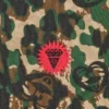 Camo-hætte med lynlås til kvinder
