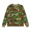 Camo-vaflet langærmet T-shirt