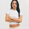 Chaser-baby-T-shirt til kvinder med skrift