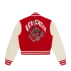 Cherry varsity-jakke til kvinder