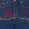Crystal Running Dog-denimbukser