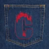 Crystal Running Dog-denimbukser