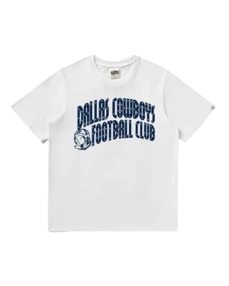 Dallas Cowboys Curve Logo SS hvid T-shirt