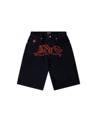 Denim shorts