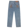 Denimbukser med falmet Arch Logo
