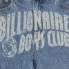 Denimbukser med falmet Arch Logo