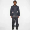 Denimjakke med mågeprint og broderi Denimjakke med mågeprint og broderi