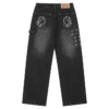 Diamonds & Dollars denim-tømrerbukser