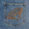 Diamonds & Dollars selvedge denimbukser