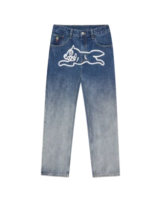 Fade out Running Dog double scoop denimbukser