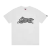 Glitter-T-shirt med løbende Running Dog