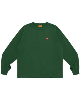 Grafisk langærmet T-shirt