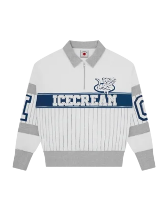 Ic cubs med krave og kvart lynlås