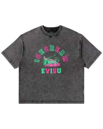 ICECREAM x evisu T-shirt med print