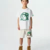 Kids gradient logo shorts