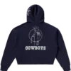 Kort hoodie til kvinder med Dallas Cowboys-motiv