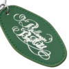 Lædernøglering med script-logo Lædernøglering med script-logo