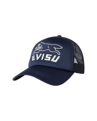 Logo med evisu-prægning. Hat