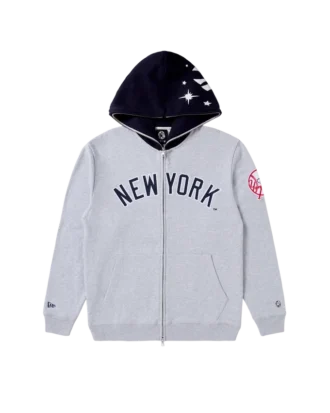 Ny Yankees-hoodie med lynlås