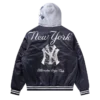 NY Yankees satin stadionjakke NY Yankees satin stadionjakke