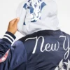 NY Yankees satin stadionjakke NY Yankees satin stadionjakke