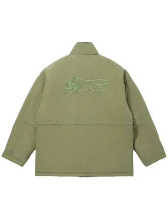 Nylonfrakke med broderet logo