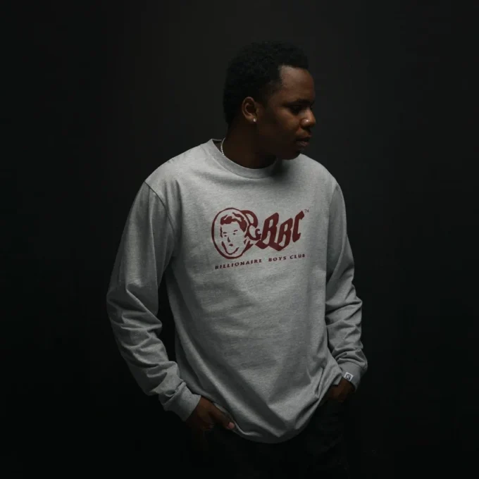 OG Logo LS T-shirt, burgunder