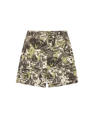 Overlay camo bomulds-cargo-shorts