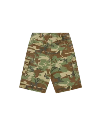 Oversized cargo-shorts med slidte kanter