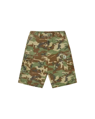 Oversized cargo-shorts med slidte kanter