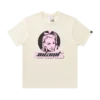 Pink badge-T-shirt