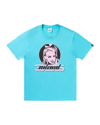 Pink badge-T-shirt