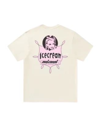 Pink badge-T-shirt