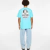Pink badge-T-shirt