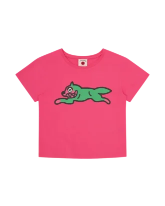 Running Dog-baby-T-shirt til kvinder