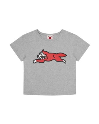 Running Dog-baby-T-shirt til kvinder