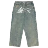 Running Dog-denimbukser med tre lommer Running Dog-denimbukser med tre lommer