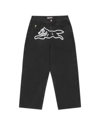 Running Dog-denimbukser med tre lommer