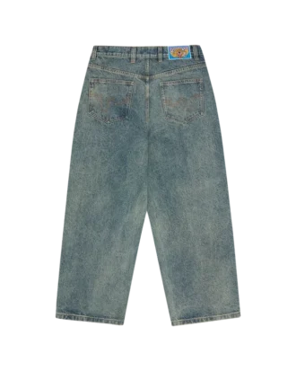 Running Dog-denimbukser med tre lommer
