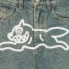 Running Dog-denimbukser med tre lommer Running Dog-denimbukser med tre lommer