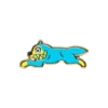 Running Dog-emalje-pin