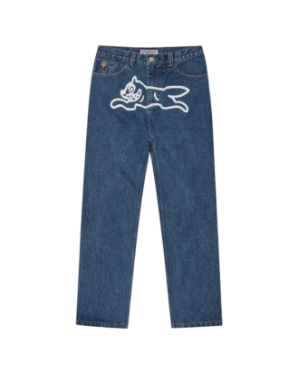 Running Dog-jeans med dobbelt skål Running Dog-jeans med dobbelt skål