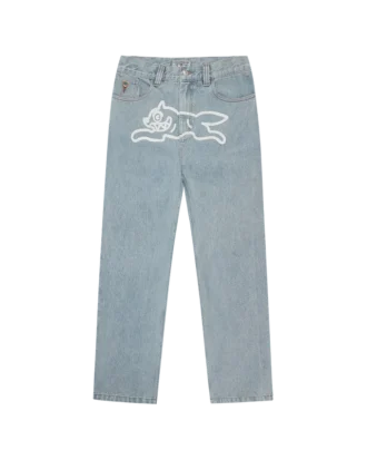 Running Dog-jeans med dobbelt skål