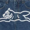 Running Dog-jeans med dobbelt skål