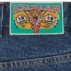 Running Dog-jeans med dobbelt skål