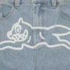 Running Dog-jeans med dobbelt skål