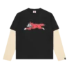 Running Dog lagdelt langærmet T-shirt