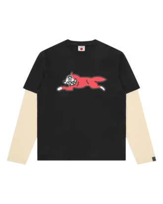 Running Dog lagdelt langærmet T-shirt